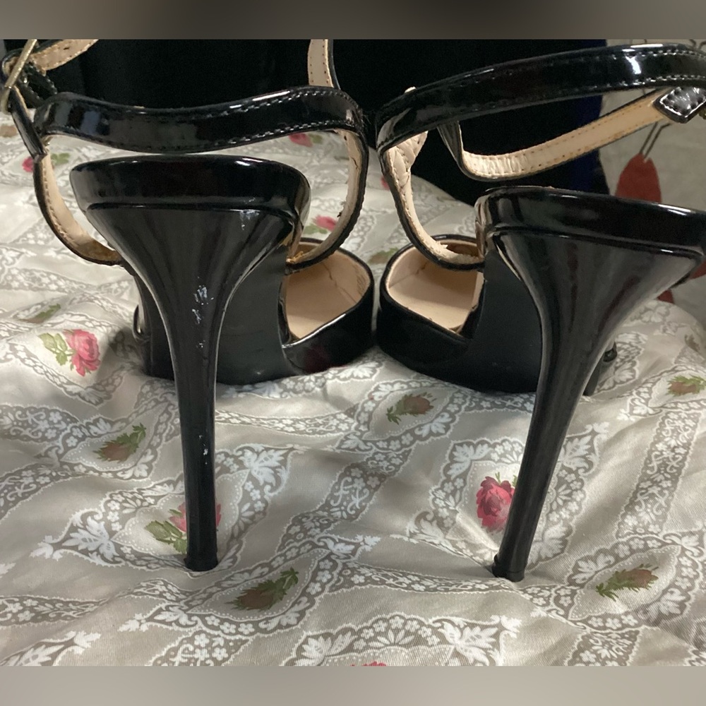 FRH Glossy Black Heels 9 - Picture 6 of 9